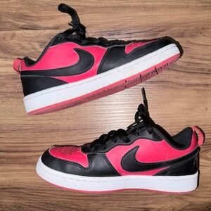 Nike Kids Black and Red Sneakers